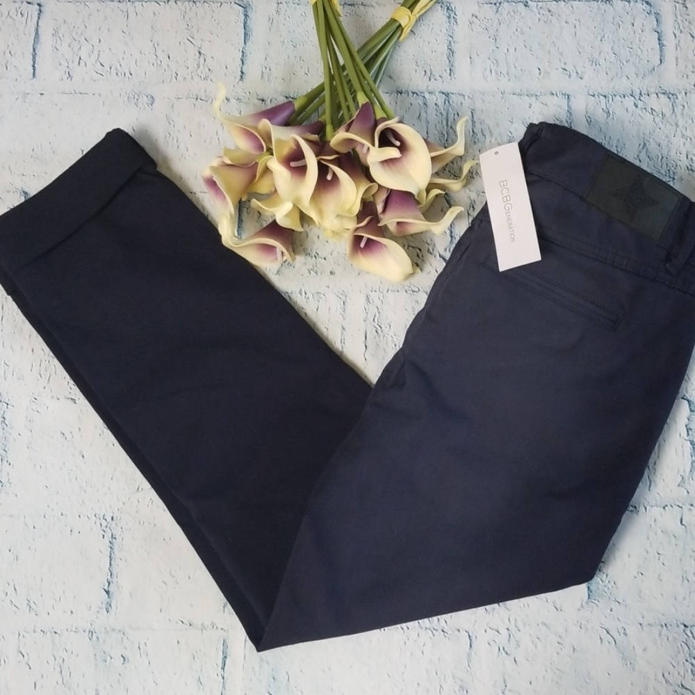 NWT BCBG Cuffed Hem Gavin Trouser